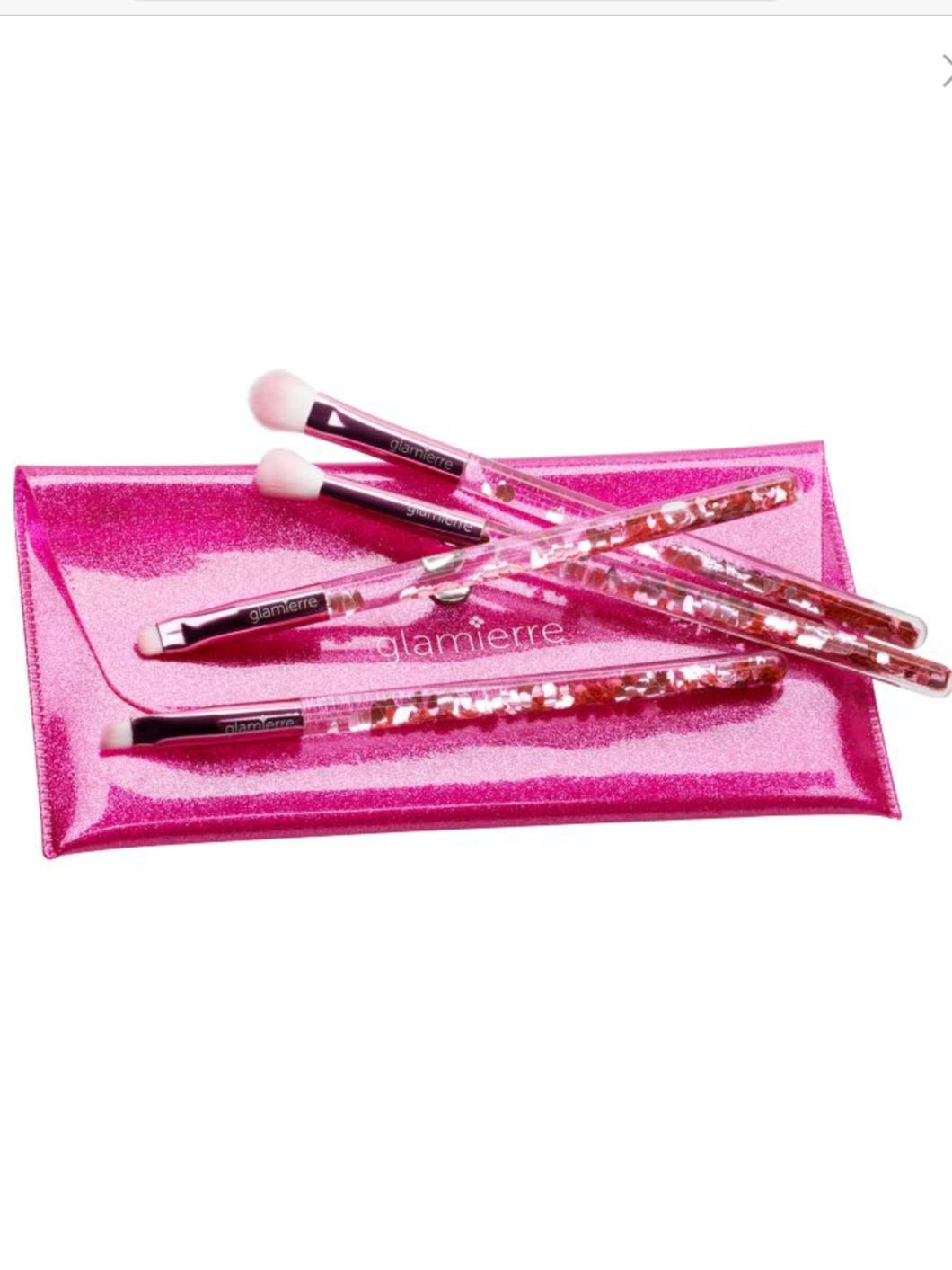 GLAMIERRE / Pink Luxe Glitter Eye Brush Collection